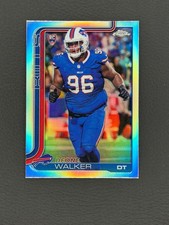 2025 - 26 DEONE WALKER TOPPS CHROME REFRACTOR ROOKIE #360 BUF BILLS