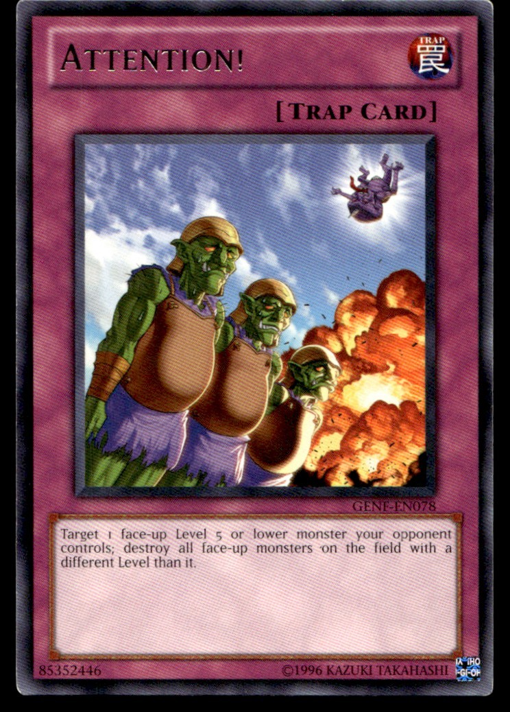 Attention! Generation Force GENF-EN078 MP YuGiOh TCG | Buy 10 Get 10 Free