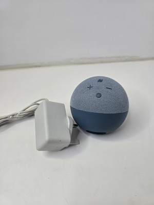 Amazon Echo Dot 4. Generation Smart Alexa mit Uhr & Ladegerät - Twilight Blue