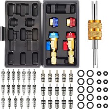 Valve Core Tool 35 Pcs Air Condition Valve Core Refrigeration Schrader
