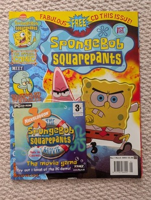 Original SpongeBob SquarePants UK Comic   Issue 1 (March 2005) with CD