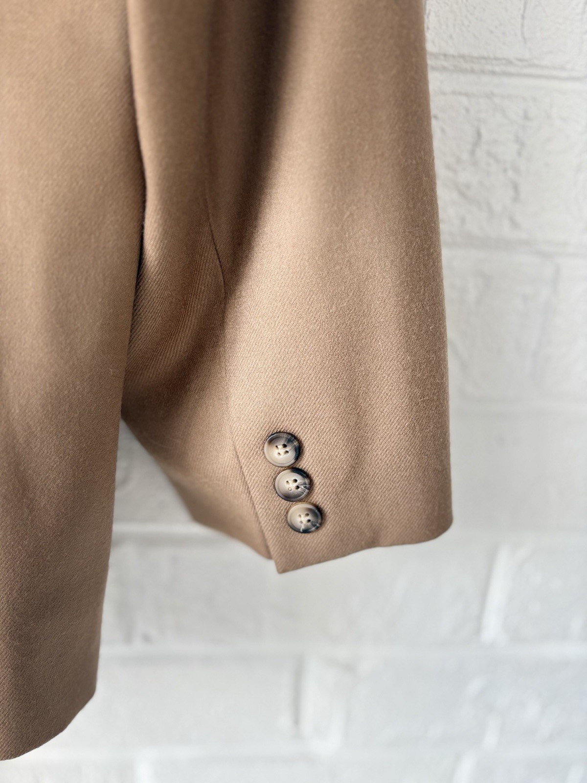 EUC Pendleton 100% Virgin Wool Camel Lined Blazer… - image 9