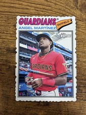 2026 Topps Heritage - Angel Martinez 177 SP Deckle Edge Variation - Guardians