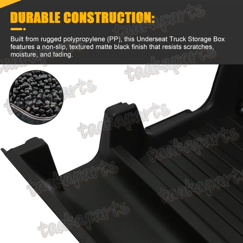 For 2019-2025 Chevy Silverado GMC Sierra 1500 2500 3500HD Underseat Storage Box Foto 3 de 4