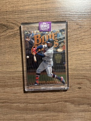 Ozzie Albies Topps Finest Blue chips AUTO 1/1 FBC-0A