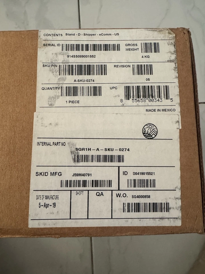 Square A-SKU-0274 Stand for Apple iPad - White - Image 4 of 4