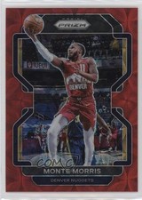 2021-22 Panini Prizm Choice Red Prizm 55/88 Monte Morris #16 lw9