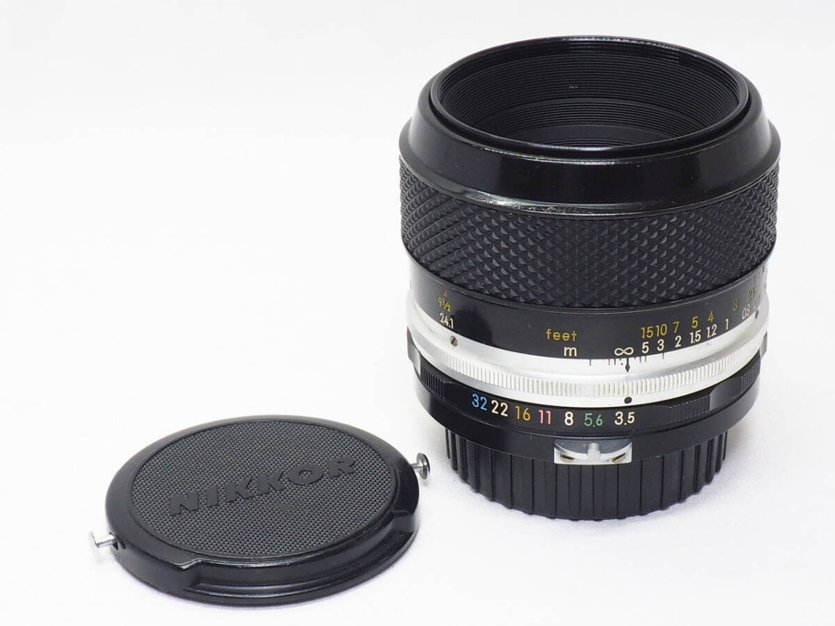 Nikon Micro-Nikkor-P Auto 50Mm F3.5 Working Optically Good