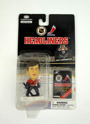 1997 John Vanbiesbrouck Headliners Corinthian Mini NHL Hockey Action Figure