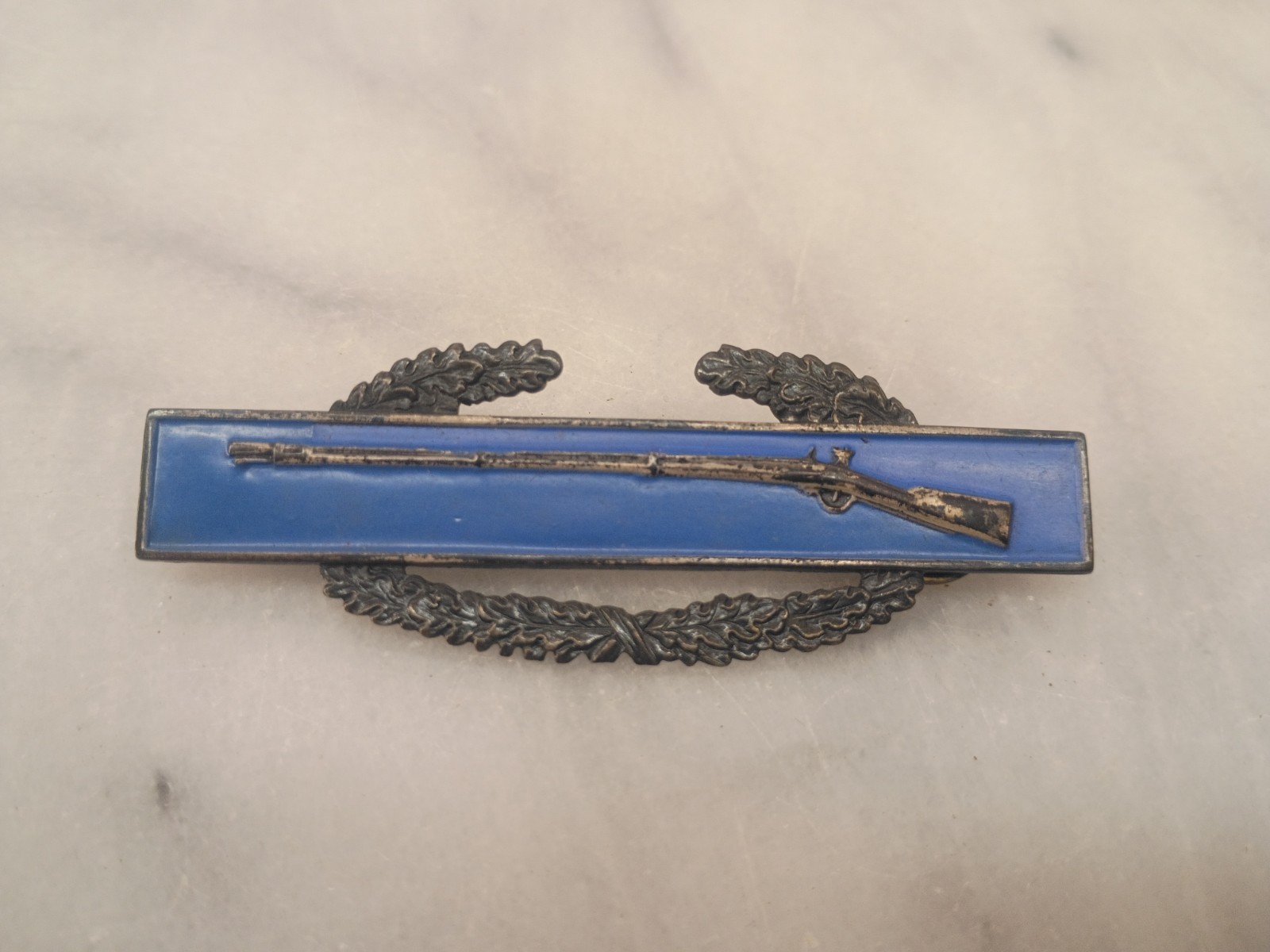 Original USGI US Army Vintage Sterling Silver WW2 Combat Infantry Badge