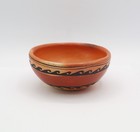 Hopi Bowl Yellow Ware Fire Bloom Cloud Red Band Scroll Pattern 4.25" W EDNA5 — photo 2