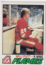 77/78 TOPPS WILLI PLETT RC ROOKIE CARD #17 NM-MINT. rookie card picture