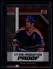 2024 Leaf Collective Mark Messier Pro Set Clear Red 1/1 PROOF