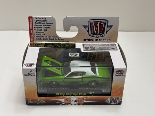 M2 MACHINES CHASE Detroit Muscle 1971 Dodge Charger Super Bee 440 ONLY 500 Made