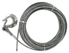 Baron 1/4 in. D X 50 ft. L Galvanized Steel Aircraft Cable