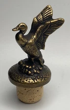 Jack Daniels 2014 Wells DUCKS UNLIMITED Limitd Edition Brass Bottle Stopper/Cork