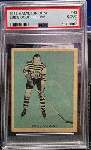 Ebbie Goodfellow 1933 Hamilton Gum #42 GOOD PSA 2
