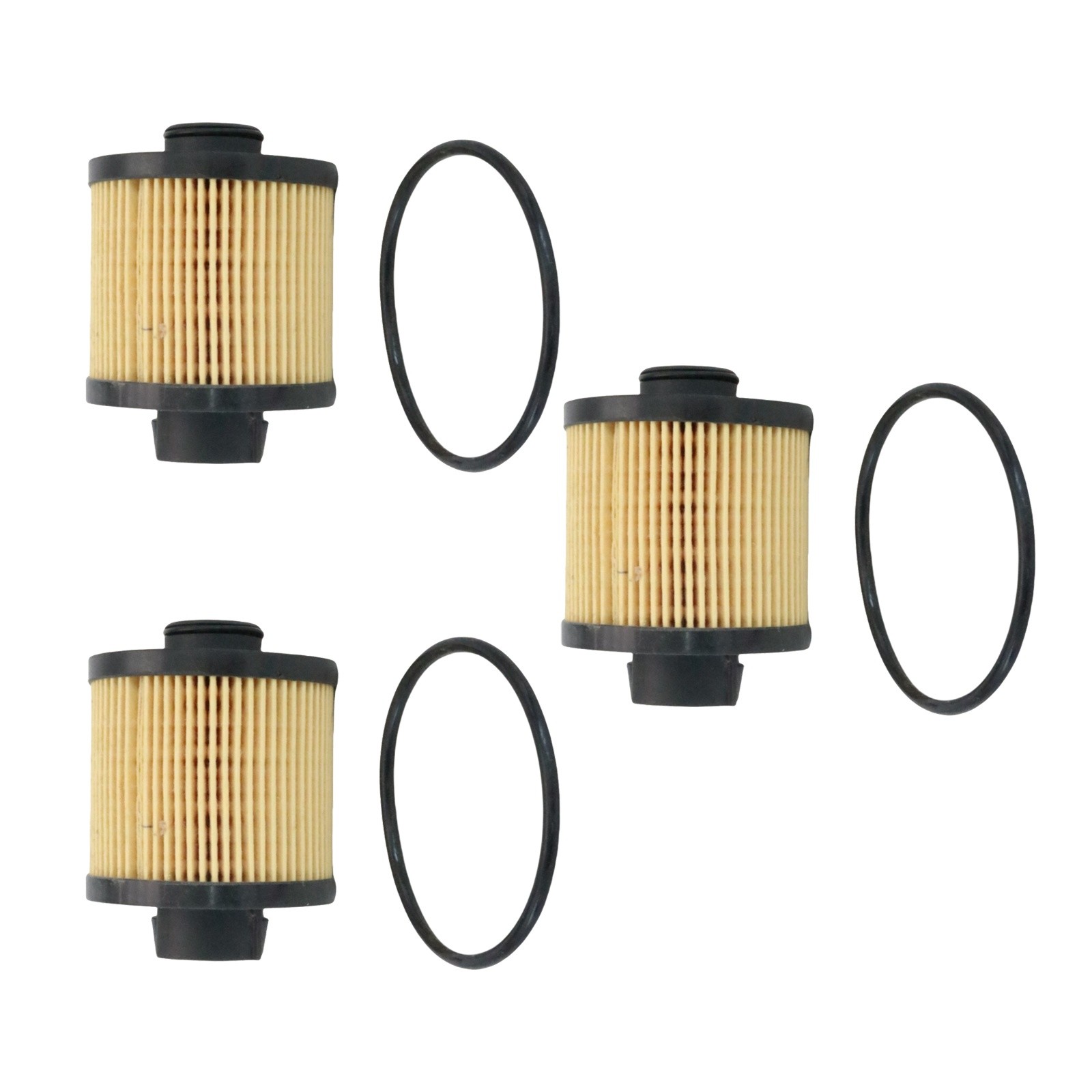 3 Pc Set Oil Filters fits 2004 2005 2006-2008 Lamborghini Gallardo 07L115561C