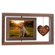 Dog Memorial Gifts for Loss of Dog Sympathy Gift, Cat Pet Picture Frame for 6...