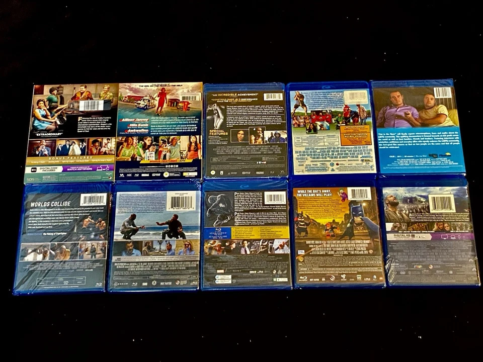 10 Blu-ray Lot! Biopics / Action / Marvel Superheroes NEW / SEALED *RARE OOP* - Image 2 of 4