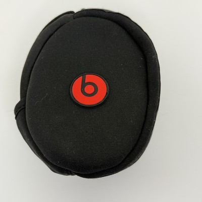 Beats By Dr Dre Headphones Case Zip Carrying Soft Bag Pouch Zipper NO HEADPHONES