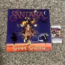 CARLOS SANTANA SIGNED SHAPE SHIFTER VINYL RECORD LP RARE JSA COA