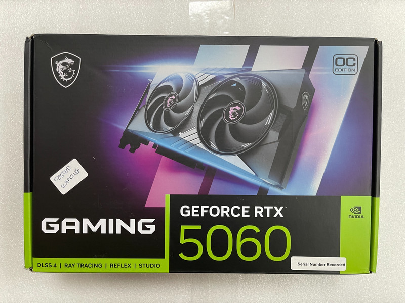 MSI GeForce RTX 5060 8G GAMING OC Graphics Card / A+ Grade Excellent Condition