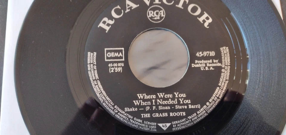 Si THE GRASS ROOTS - Where Were You When I Needed You - Bild 2 von 4