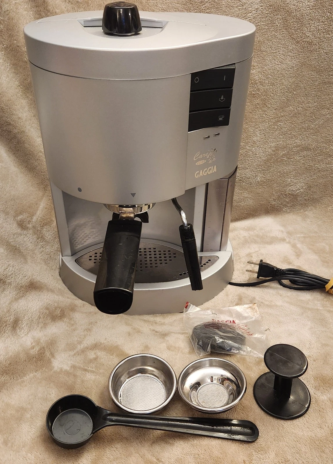 Gaggia Carezza Espresso (Coffee Maker) Machine Silver - Tested - Qwik Ship!