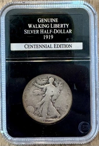 1919 (P) Walking Liberty 90% Silver Half Dollar, Better Philadelphia Date