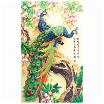5D DIY Crystal Peacock Diamond Painting Art Handicraft Embroidery Kits