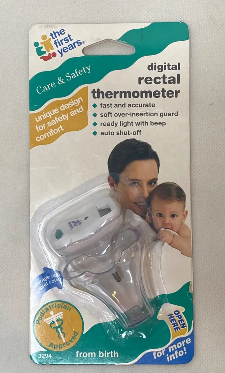 The First Years Digital Rectal Thermometer Brand New Still Sealed Vintage  1998