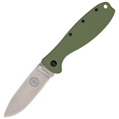BRK Designed By ESEE Zancudo Folding Knife 3'' AUS-8A Steel Blade GRN/Stainless