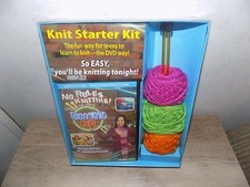Knit Starter Kit Teen with DVD, needles and approx 60 yards of yarn BRAND NEW 