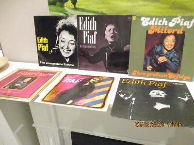 Edith PIAF 6 LP Vinyl Schallplatte Chanson Pop VG-bisVG+ EdithPP1