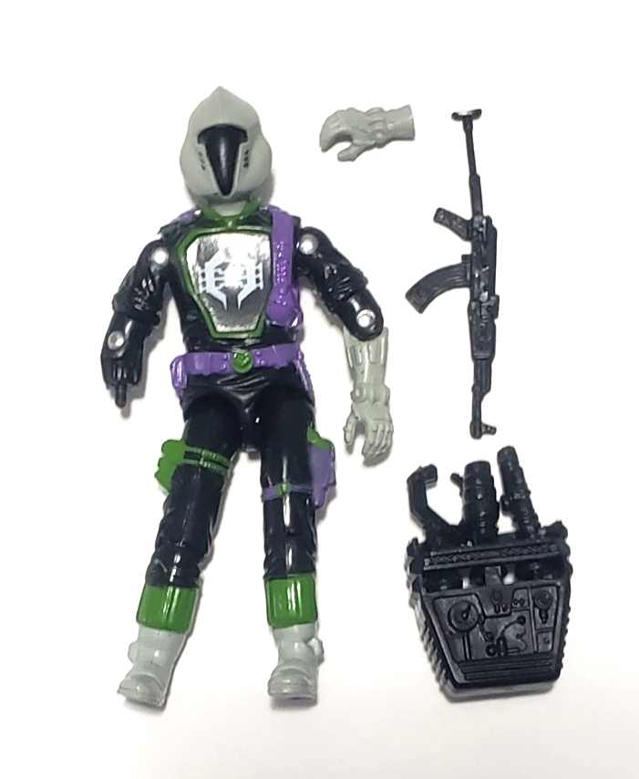 GI JOE COBRA RED LASER FACTORY CUSTOM VIRUS BAT BATTLE ANDROID TROOPER