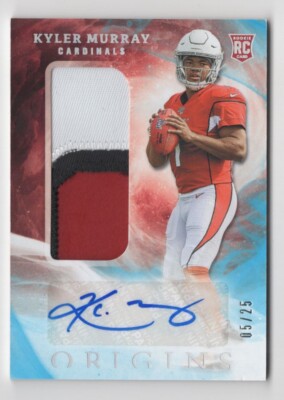 2019 Panini Origins - Kyler Murray SSP RPA Teal Auto /25 RC