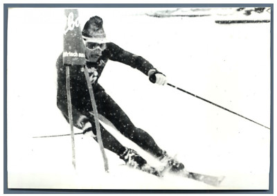 France, Jean-Claude Killy, athlète olympique Vintage Tirage argentique