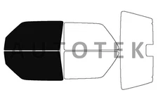 PreCut Film Front Two Door Windows For Volkswagen Golf 2 Door Hatch 1986-92 Tint