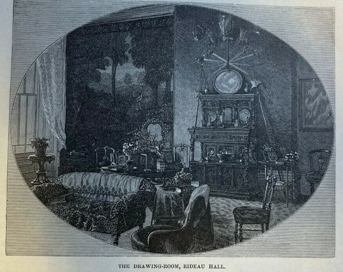 1881 Canada Life at Rideau Hall Government House Marquis of Lorne illustrated - Picture 2 of 6