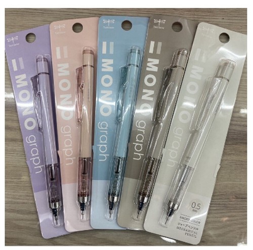 1x Mono Graph Smoky Color Tombow Shaker Mechanical Pencil Milky Eraser Japan New - Picture 2 of 15