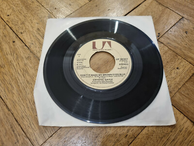 crystal gayle dont it make my brown eyes blue 7'' vinyl record very good cond