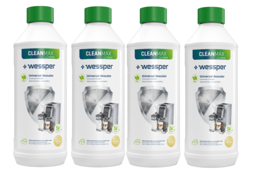 Détartrant Wessper CleanMax Green 4x 500ml remplacement pour Delonghi EcoDecalk - Photo 1/8