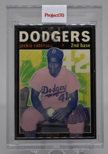 TOPPS PROJECT 70 JACKIE ROBINSON BY NEW YORK NICO - AP 1/51 SILVER FRAME #361