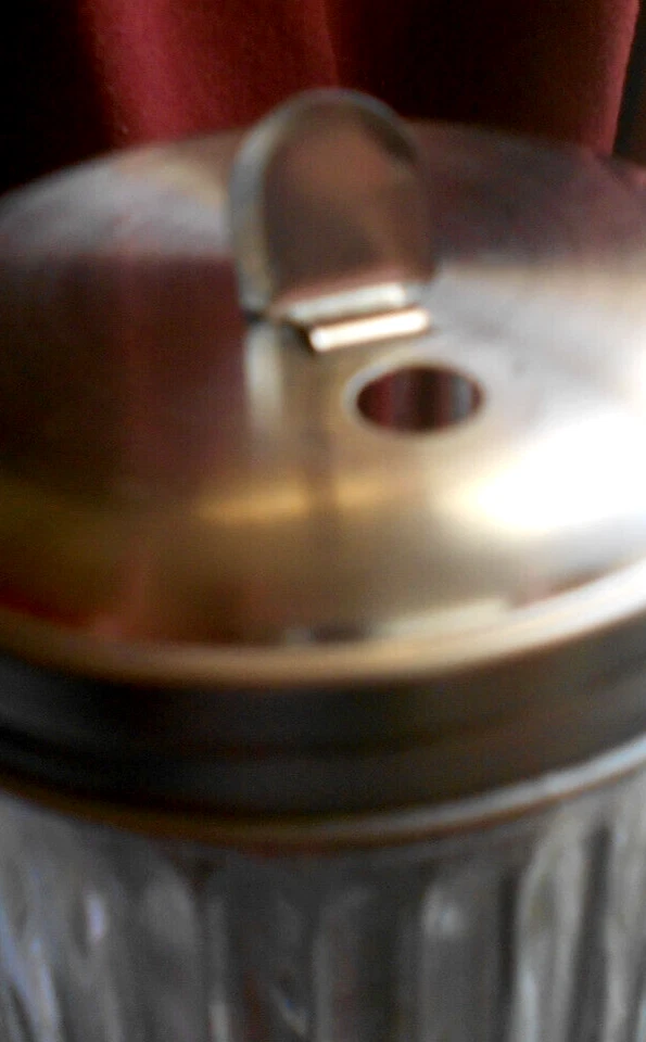 Dispensador de vidrio de azúcar con tapa de acero inoxidable anclaje vidrio transparente #2 Foto 4 de 4