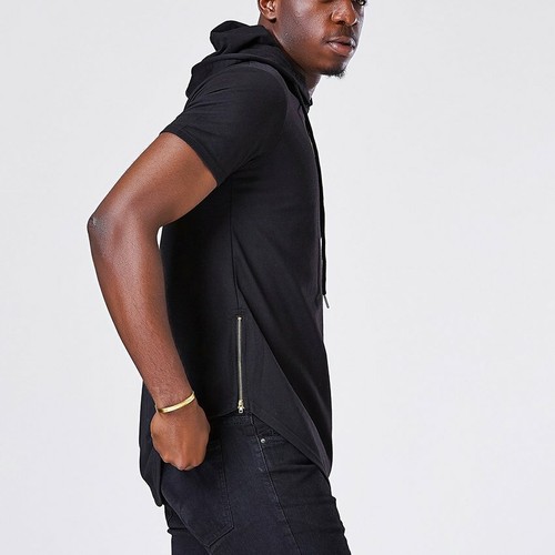 men's shirt with zipper on side