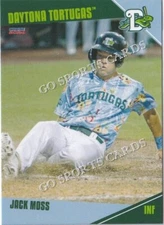 2024 Daytona Tortugas Jack Moss RC Rookie Reds Minor League Card