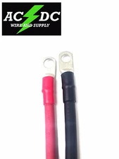 4 AWG Copper Battery Cable Power Wire Car, Marine, Inverter, RV, Solar