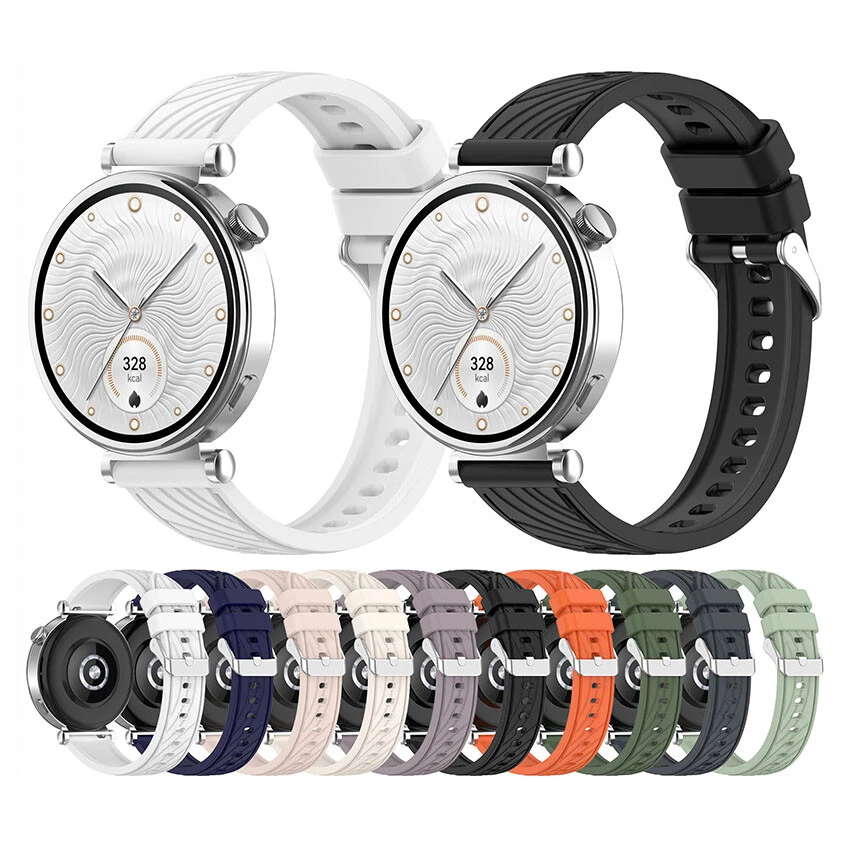 Силиконовый ремешок 18/20/22 мм для часов HUAWEI GT5/GT5 Pro/Samsung/Gamin - Изображение 2 из 4