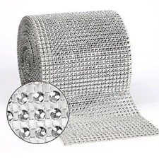 BEARHORN Diamond Rhinestone Mesh Ribbon, Wedding Ribbon, Cake Ribbon B227